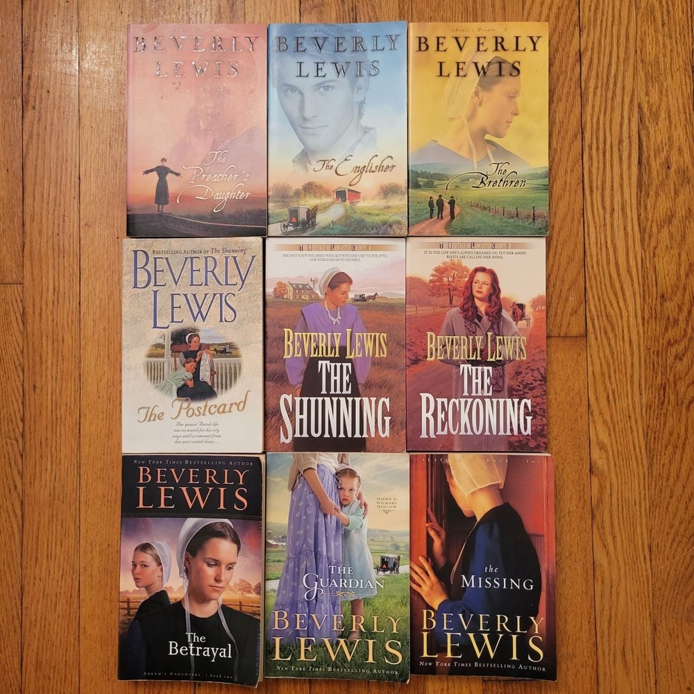 9 Beverly Lewis Amish Books‎ Summer Reading Christian Romance Fiction Love